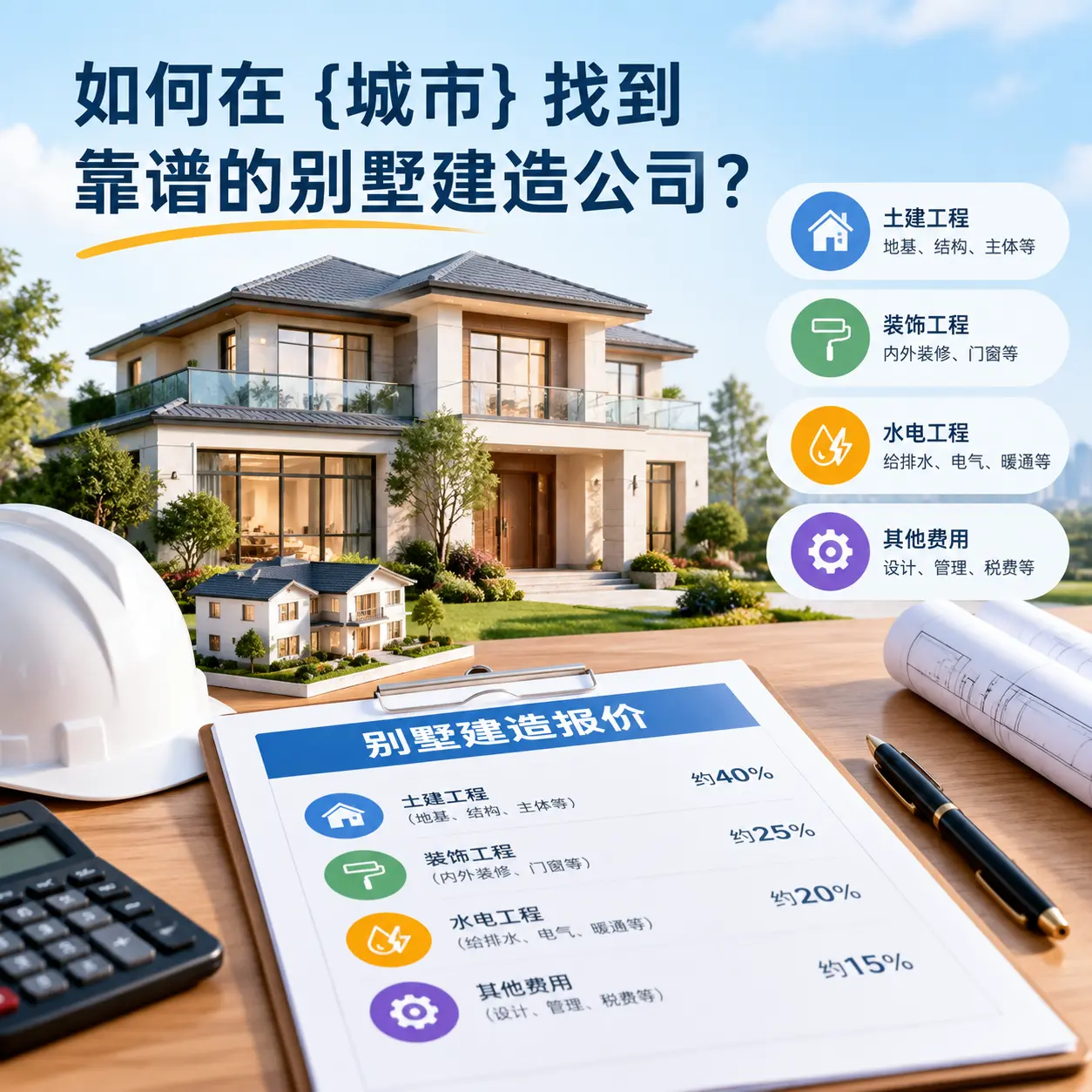 如何在 印江 找到靠谱的别墅建造公司？
