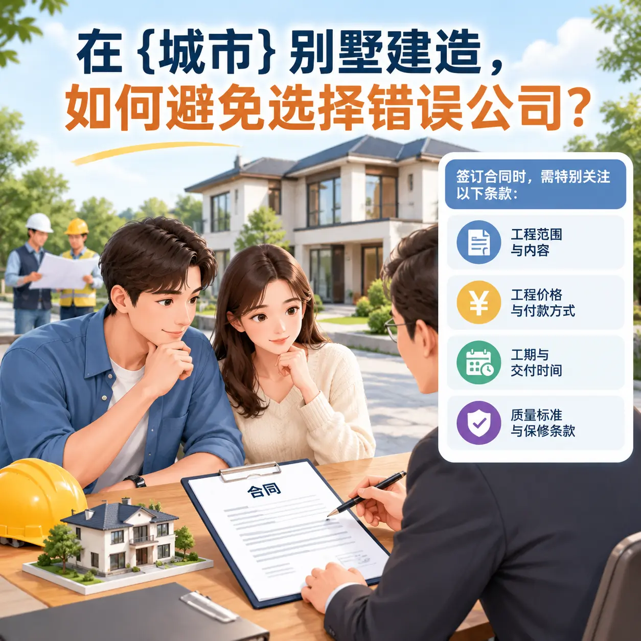 在 印江 别墅建造，如何避免选择错误公司？