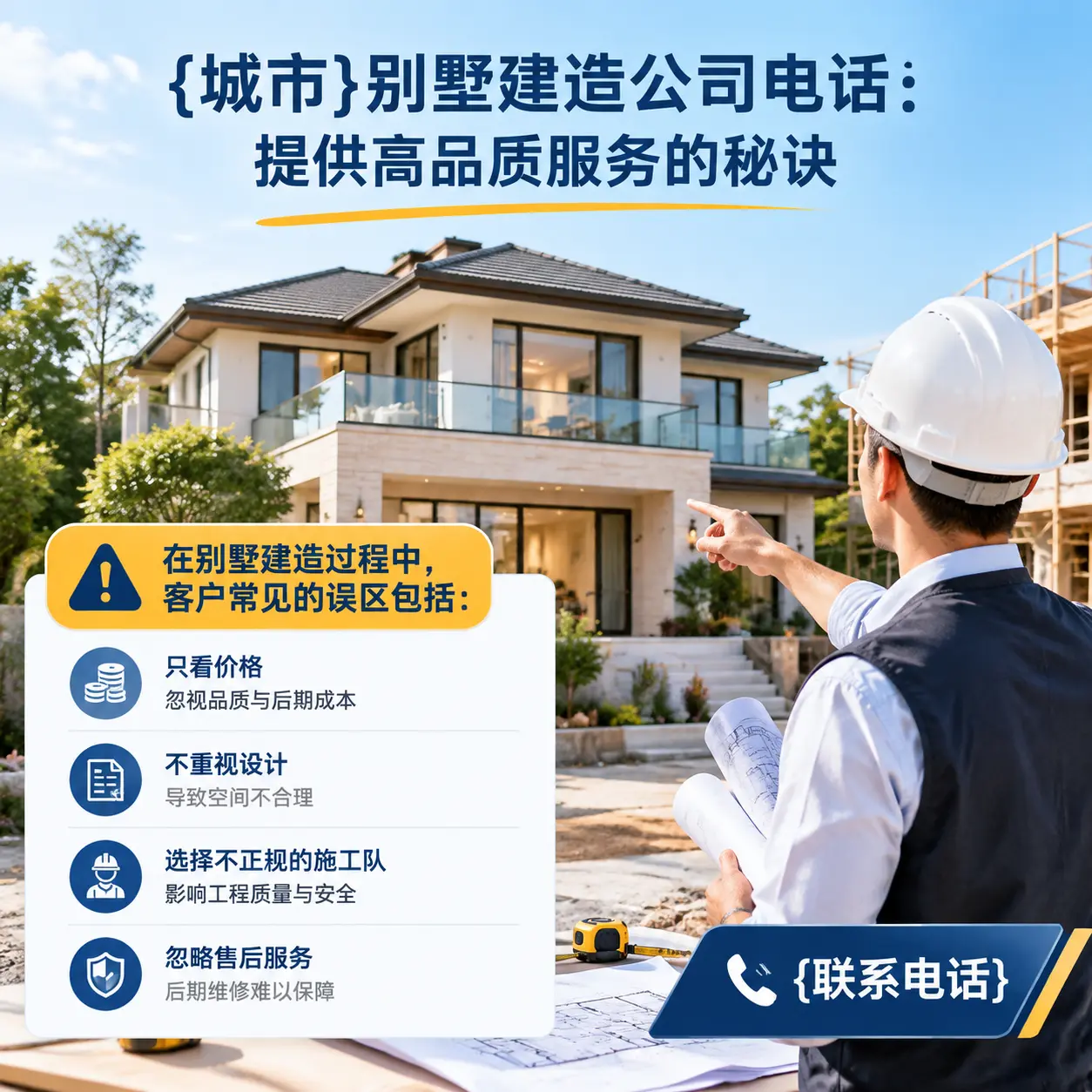 印江别墅建造公司电话:提供高品质服务的秘诀