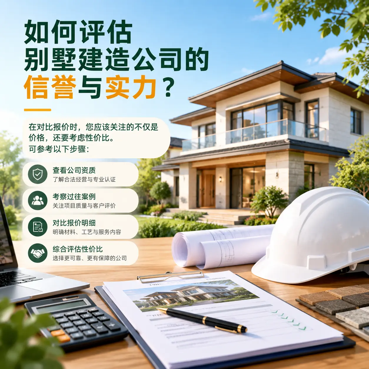 如何评估 印江 别墅建造公司的信誉与实力?