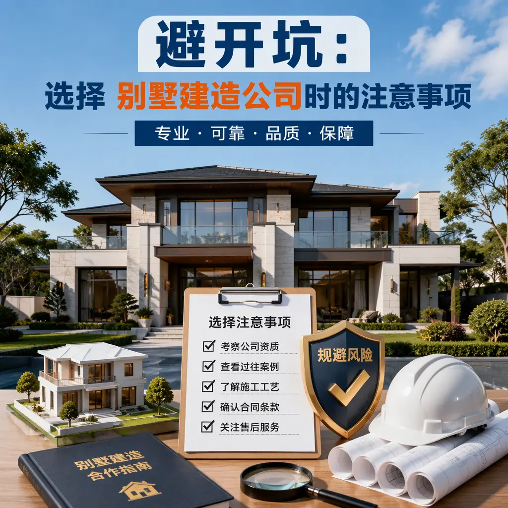 避开坑:选择 印江 别墅建造公司时的注意事项