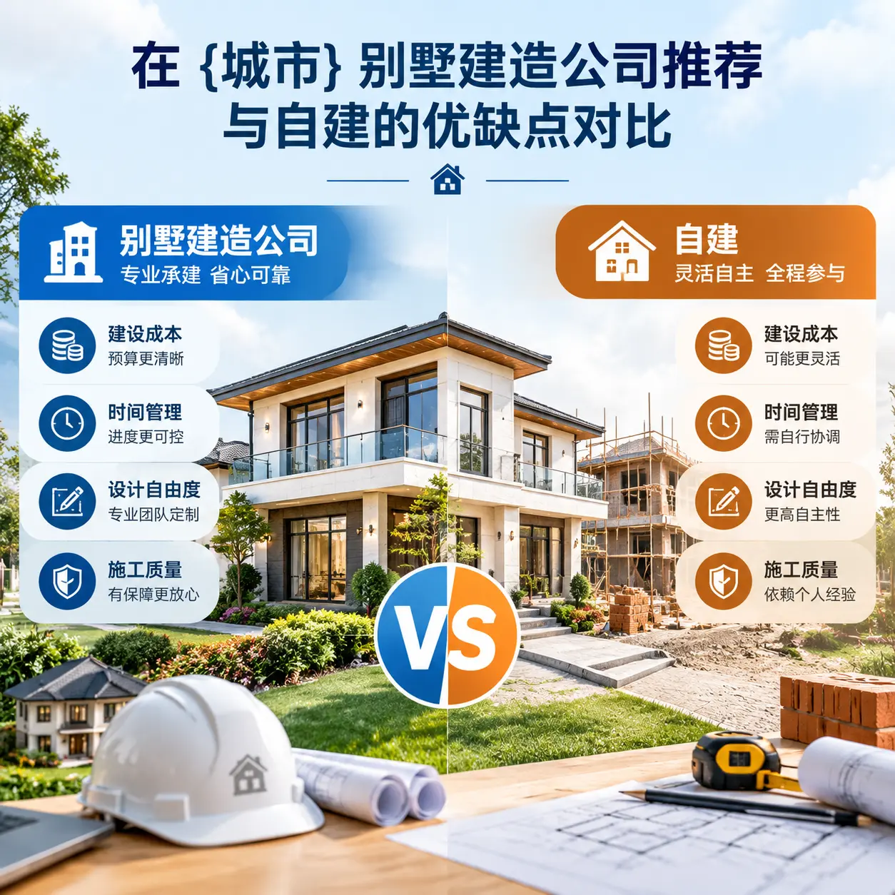 在 印江 别墅建造公司推荐与自建的优缺点对比